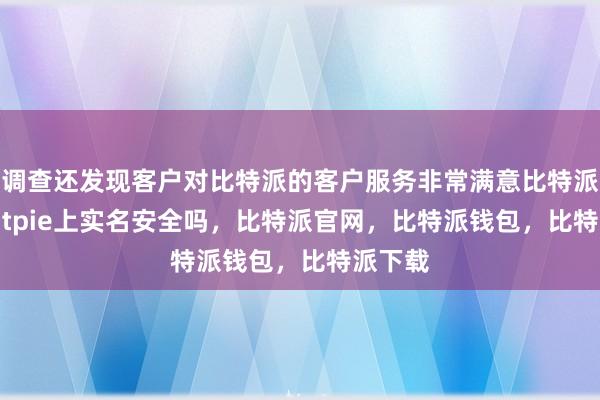 调查还发现客户对比特派的客户服务非常满意比特派Appbitpie上实名安全吗，比特派官网，比特派钱包，比特派下载