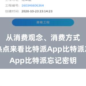 从消费观念、消费方式、消费热点来看比特派App比特派忘记密钥