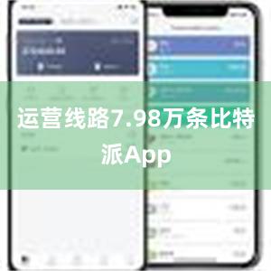 运营线路7.98万条比特派App