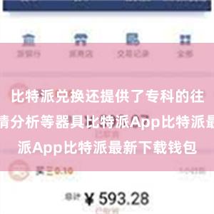 比特派兑换还提供了专科的往复图表、行情分析等器具比特派App比特派最新下载钱包