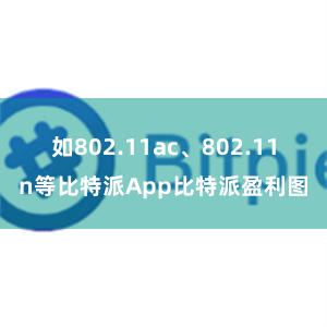 如802.11ac、802.11n等比特派App比特派盈利图